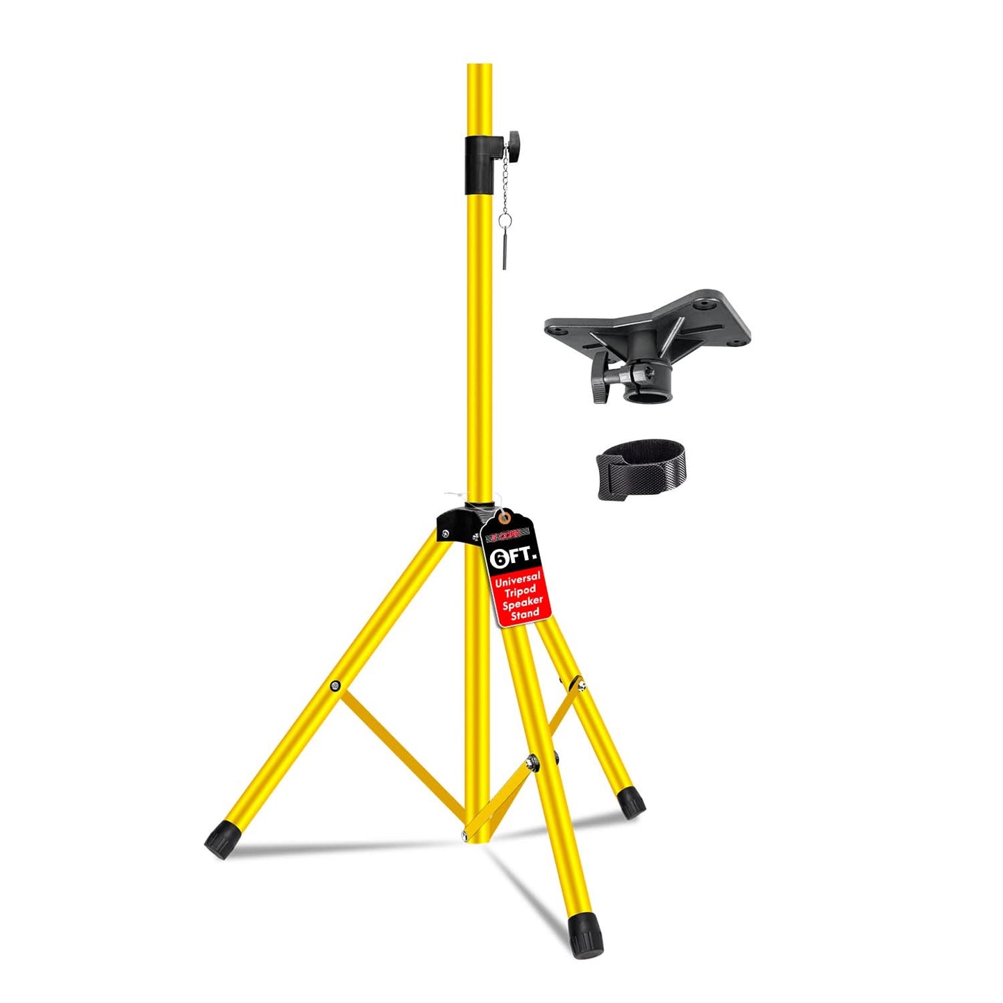 5 Core Speaker Stand Height Adjustable PA DJ Tripod Studio Monitor Stands w 35mm Compatible Insert